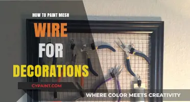 Creative Mesh Wire Painting: Easy DIY Decoration Techniques & Tips