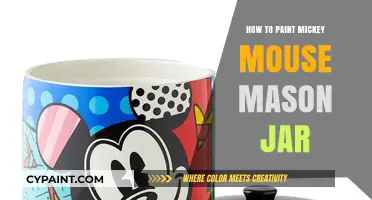 DIY Mickey Mouse Mason Jar Painting: Easy Step-by-Step Guide