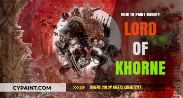 Mastering the Art: Painting the Mighty Lord of Khorne Step-by-Step