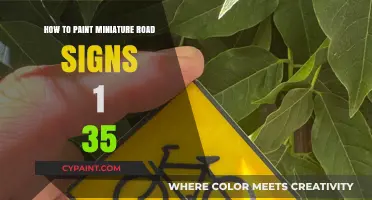 Mastering Miniature Road Signs: A 1:35 Scale Painting Guide