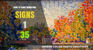 Mastering Miniature Sign Painting: Techniques for 1:35 Scale Models