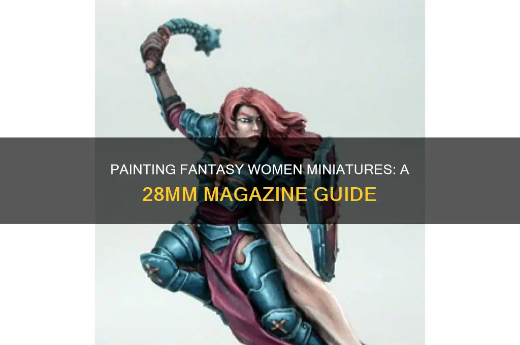 how to paint miniatures 28mm magazine issue fantasy women