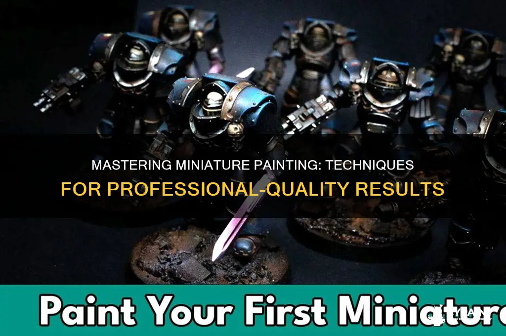 how to paint miniatures to the highest standard
