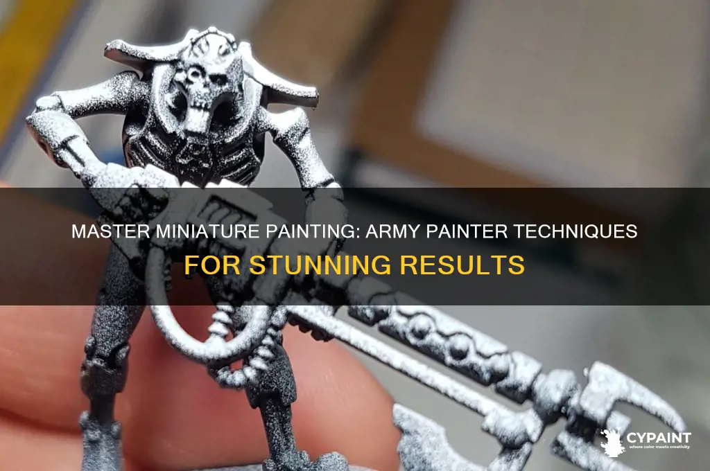 how to paint miniatures with army painter