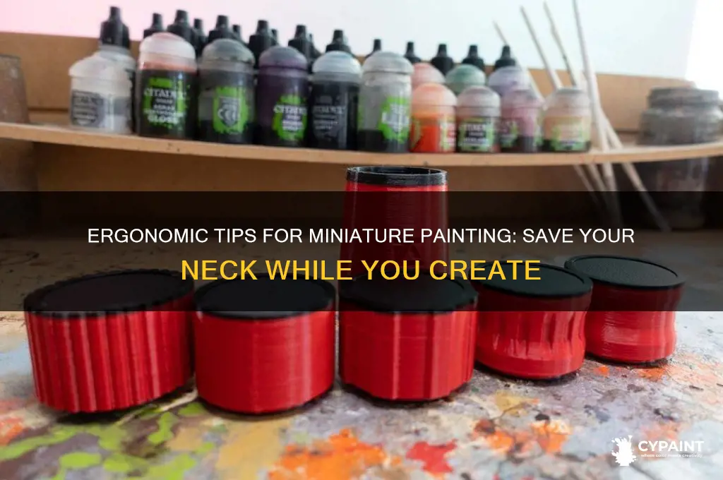 how to paint miniatures without killing your neck