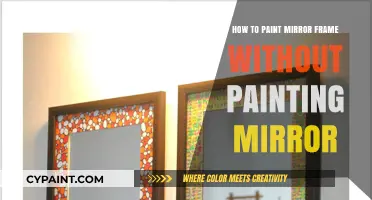 Easy Mirror Frame Painting: Protect the Glass, Refresh Your Decor
