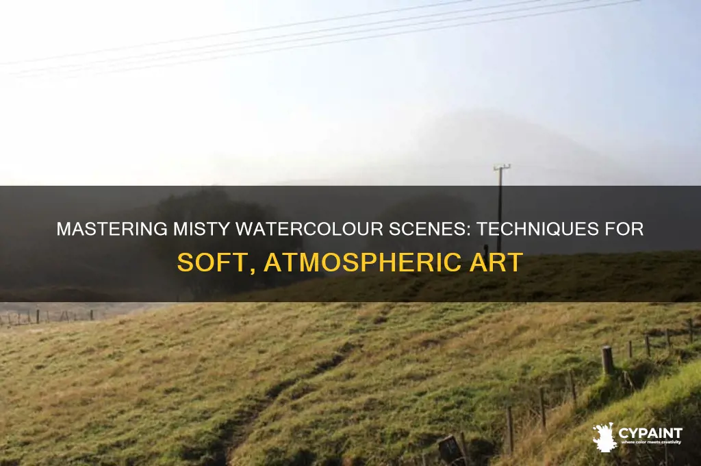 how to paint misty scenes in watercolour