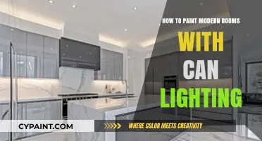 Modern Room Painting Tips: Enhancing Spaces with Can Lighting Techniques