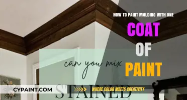 Quickly Paint Molding: One Coat, Done Right
