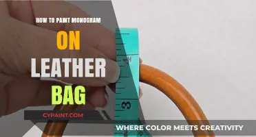 Personalize Your Leather Bag: A Step-by-Step Guide to Painting Monograms