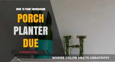 DIY Monogram Porch Planter Painting: Easy Steps for a Personalized Look