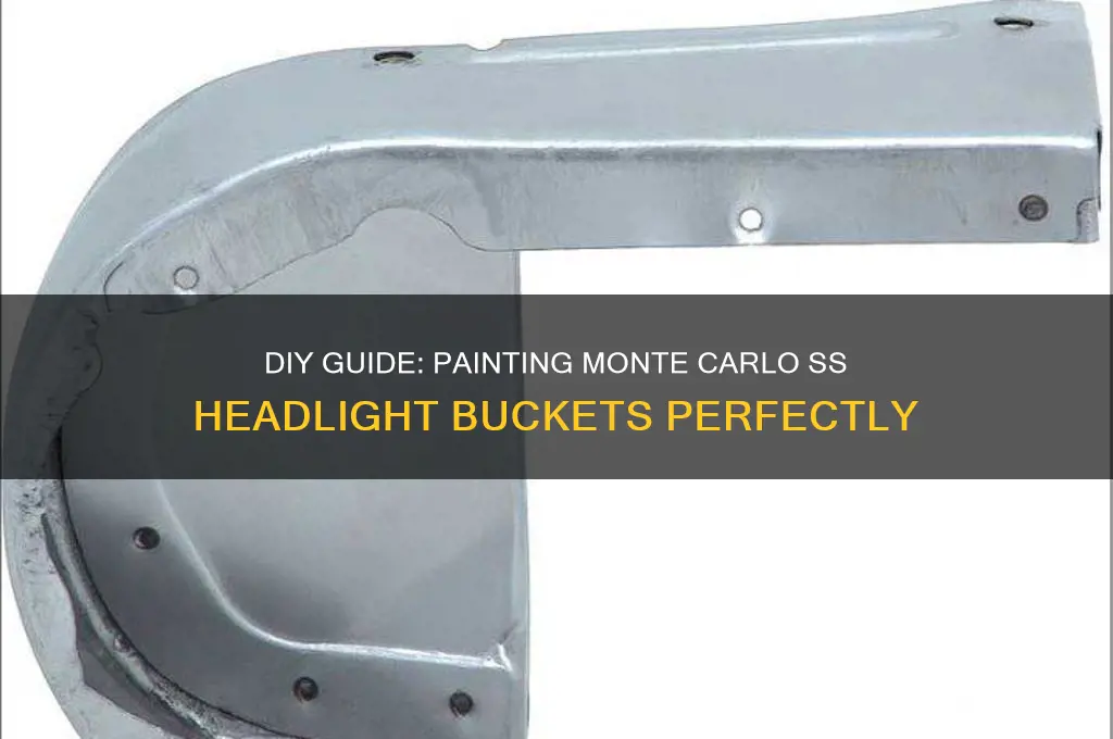 how to paint monte carlo ss headlight buckets