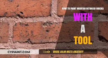 Painting Mortar: A Quick Tool-Based Guide