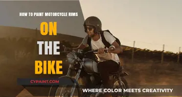 DIY Guide: Painting Motorcycle Rims While Mounted on Your Bike