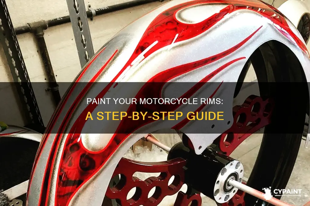 how to paint motorcycle rims without taking them off