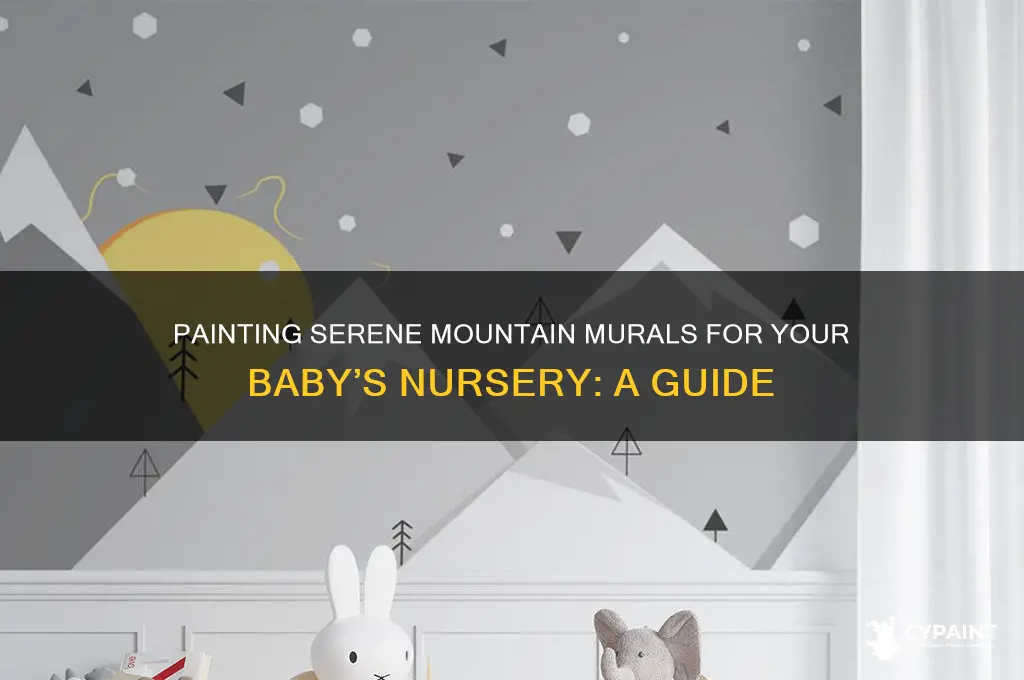 how to paint mountains in a baby room