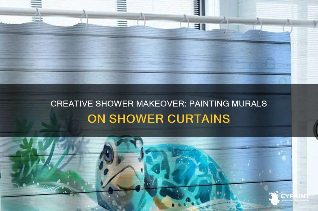 how to paint mutrals on shower tules
