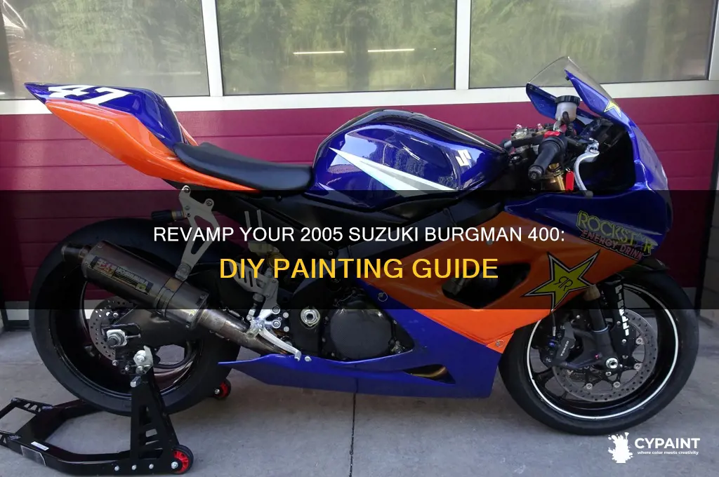 how to paint my 2005 suzuki burgman 400