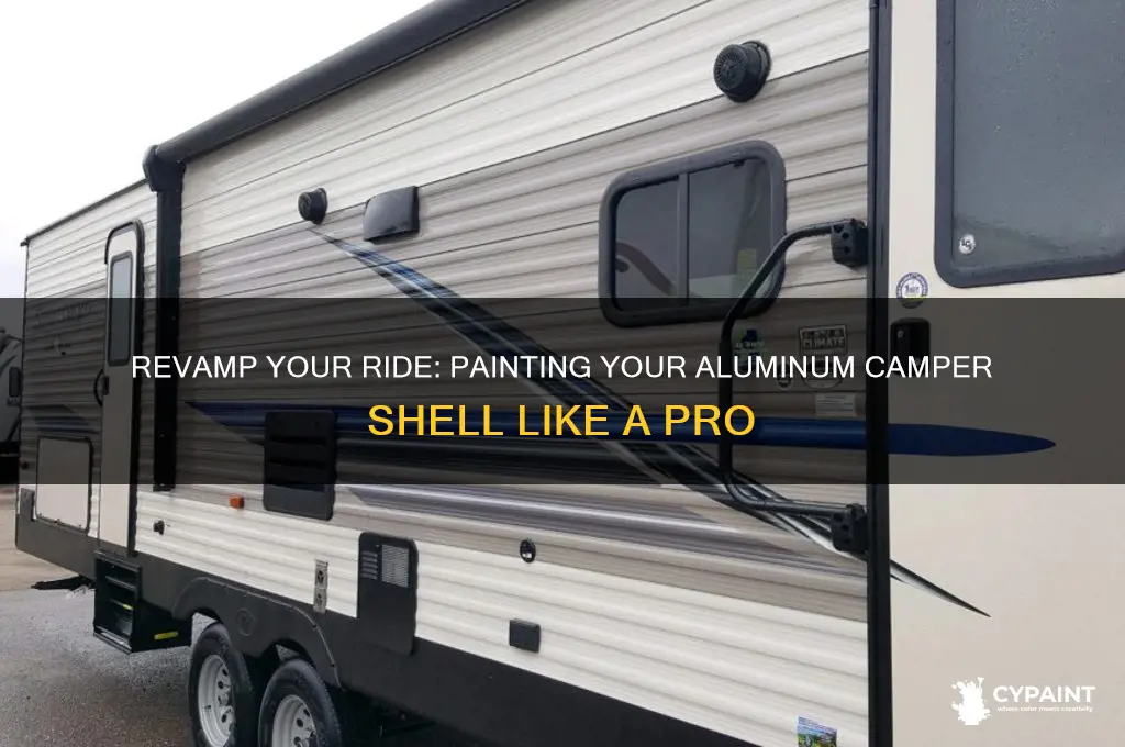 how to paint my aluminum camper shell