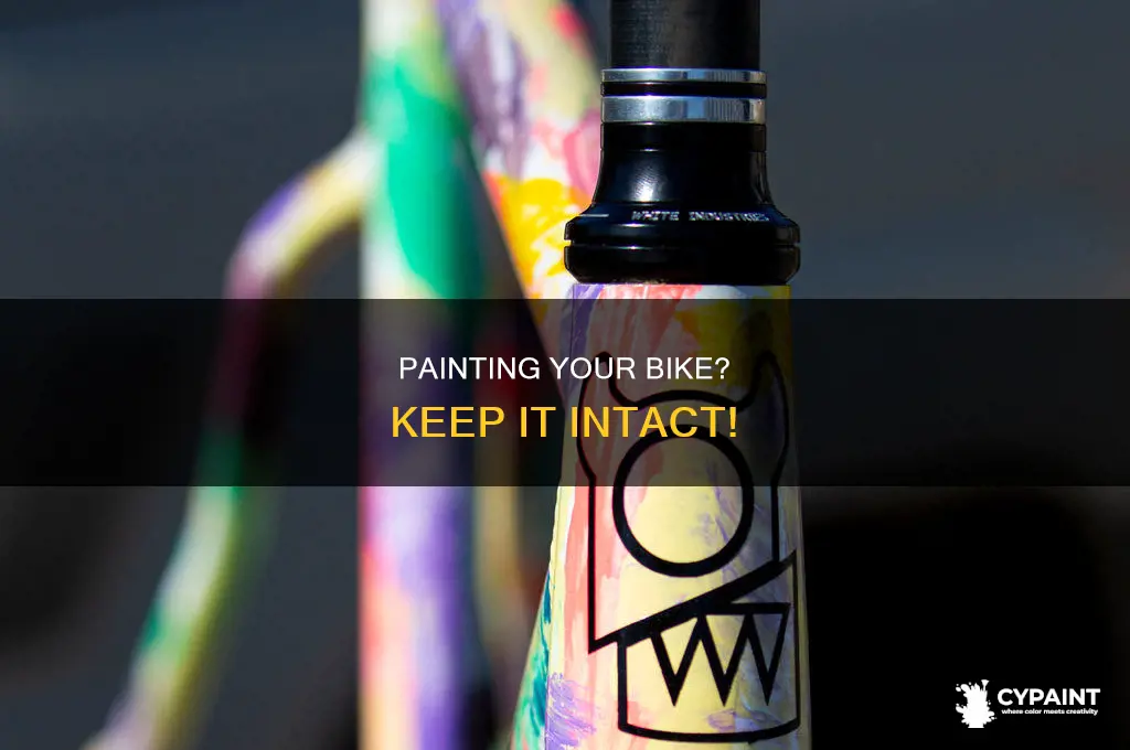 how to paint my bike without taking it apart