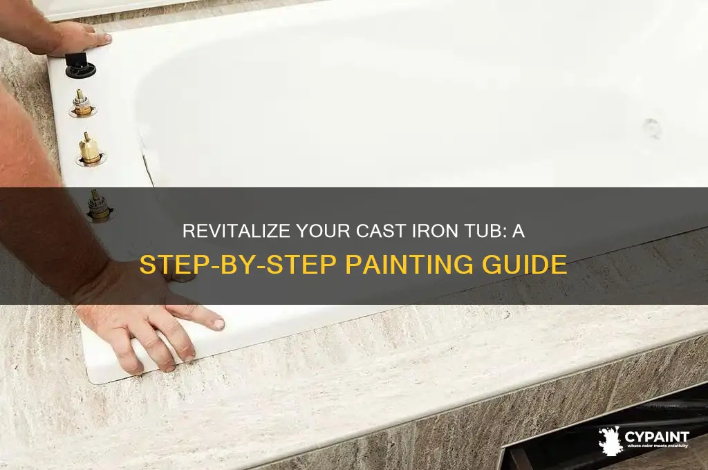 how to paint my cast iron tub