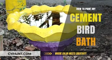 Revive Your Cement Bird Bath: Easy Painting Tips and Techniques