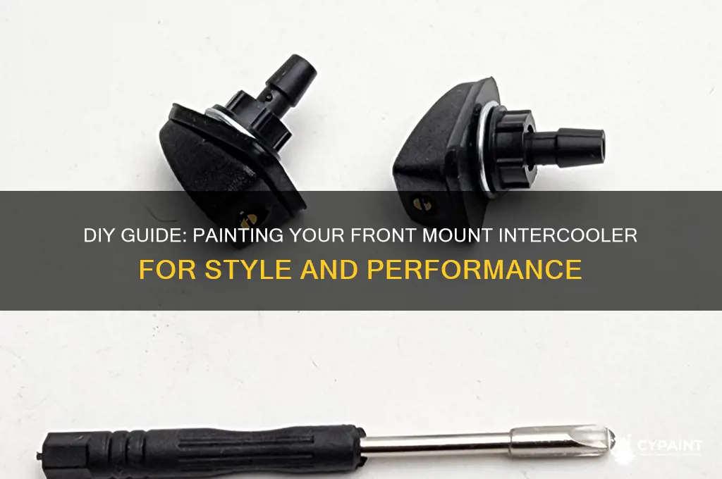 how to paint my front mount intercooler