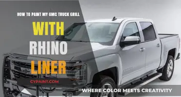 DIY Guide: Rhino Lining Your GMC Truck Grill for Durability