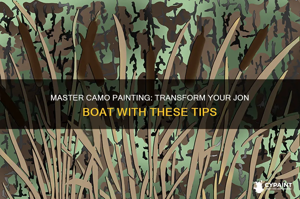 how to paint my jon boat camo