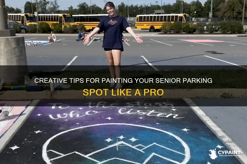 how to paint my senior parking spot