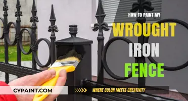 Revitalize Your Wrought Iron Fence: A Step-by-Step Painting Guide