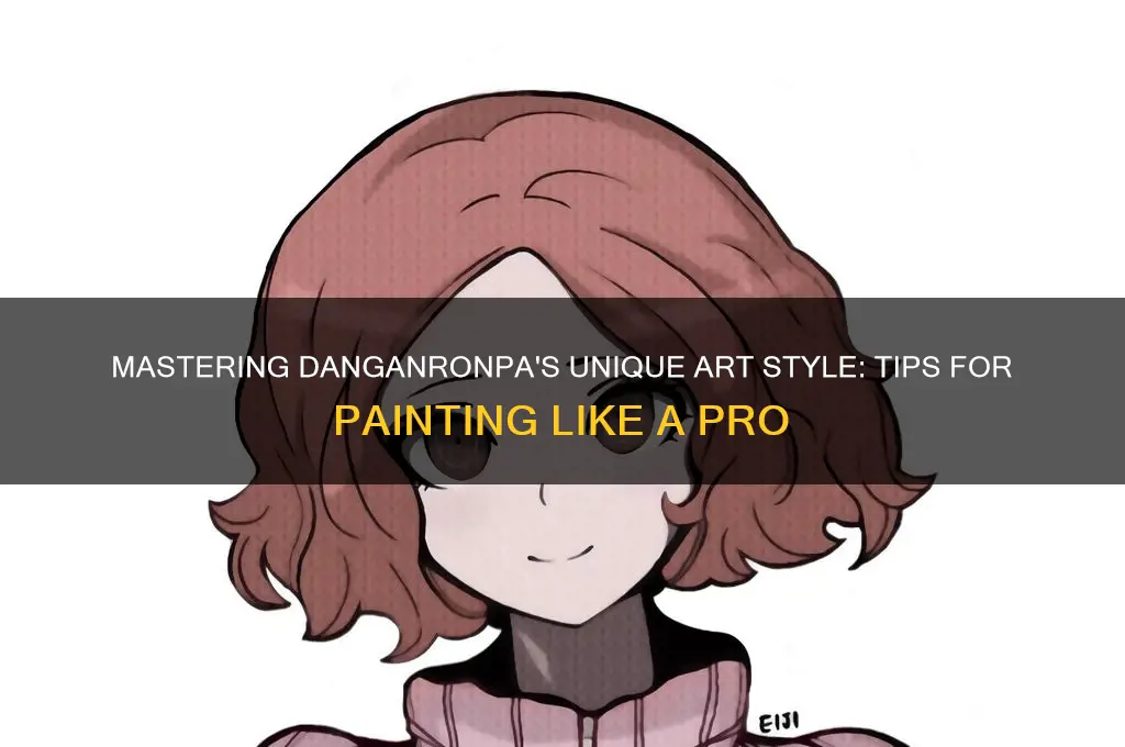 how to paint n the danganronpa style