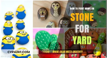 DIY Stone Painting: Personalize Your Yard with Custom Name Art
