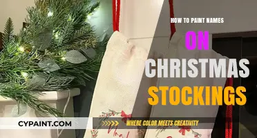 Creative Tips for Painting Personalized Names on Christmas Stockings