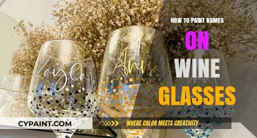 Elegant DIY: Painting Personalized Names on Wine Glasses Step-by-Step