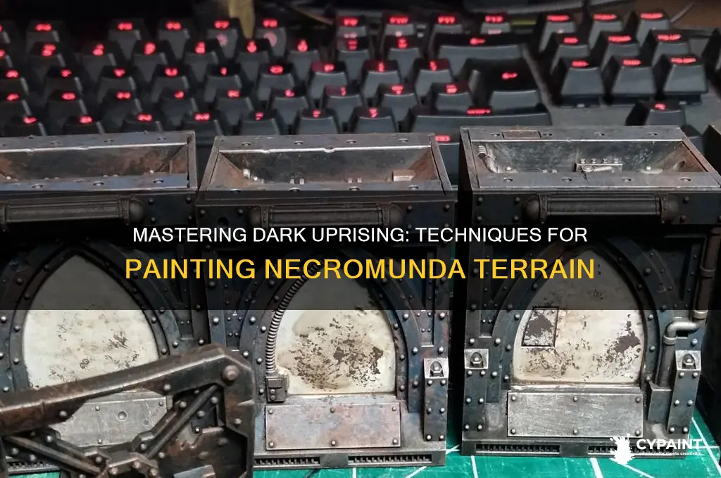 how to paint necromunda terrain dark uprising