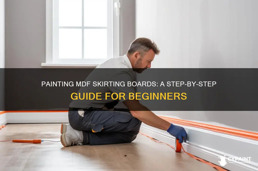 how to paint new mdf skirting boards
