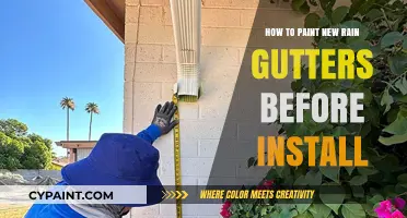 Prep and Paint: A Guide to Finishing Rain Gutters Before Installation