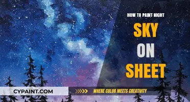 Mastering the Art of Painting a Night Sky on Sheet