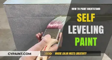 Transform Your Nightstand with Self-Leveling Paint: A DIY Guide