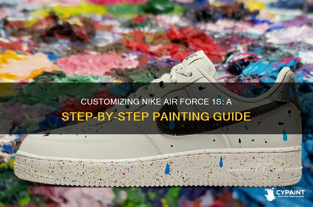 how to paint nike air force 1