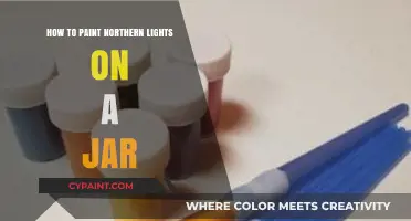 DIY Aurora Jar: Painting Northern Lights on Glass