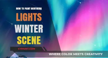 Mastering the Art of Painting a Northern Lights Winter Scene