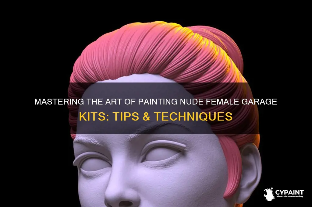 how to paint nude female garage kits