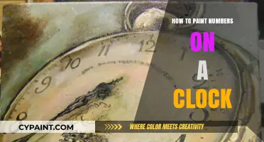 Master Clock Painting: Easy Steps to Add Numbers Perfectly
