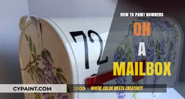 Easy DIY Guide: Painting Clear Numbers on Your Mailbox