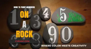 Creative Rock Painting: Easy Steps to Add Numbers on Stones