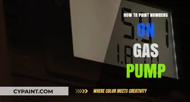Easy Guide to Painting Clear Numbers on Your Gas Pump