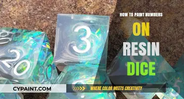 Mastering Resin Dice Numbering: A Step-by-Step Painting Guide