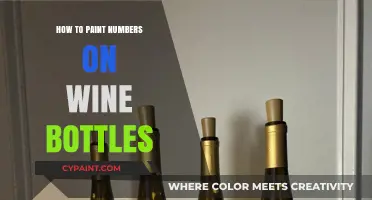 Creative DIY Guide: Painting Numbers on Wine Bottles for Unique Decor